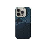 Carbon Design Magsafe Case with Metal Lens Stand for iPhone 16 Pro Max